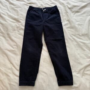 Janie & Jack Boys Navy Blue Corduroy Jogger Pants Size 7 Preppy Dressy Pictures